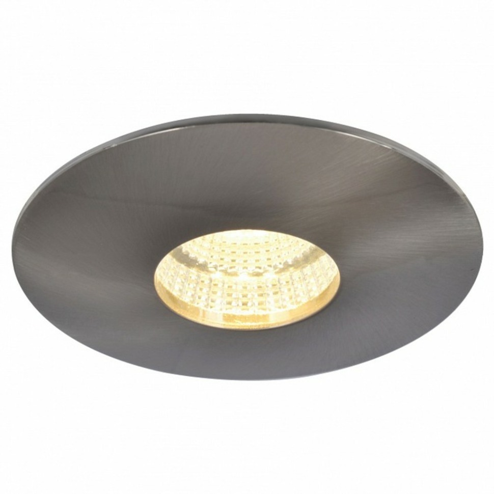 Фото Встраиваемый светильник Arte Lamp Uovo A5438PL-1SS AR_A5438PL-1SS - интернет-магазин МегаТерем в Москве