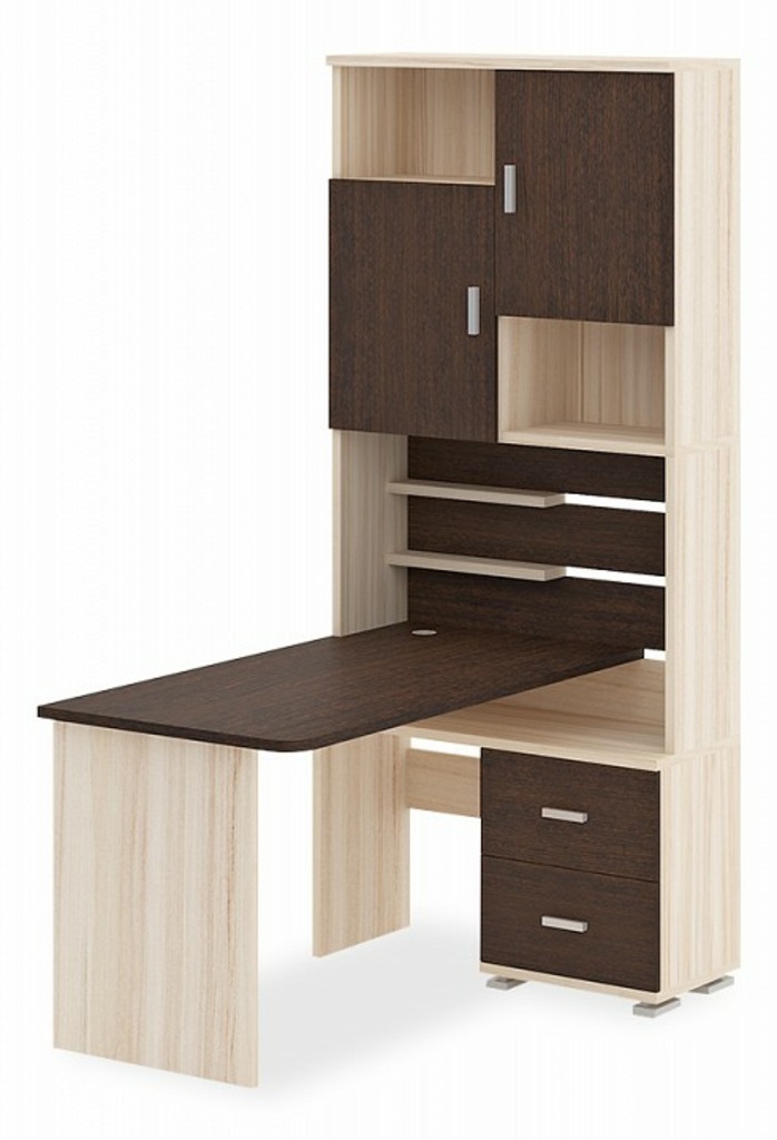 Фото Стол компьютерный Домино СР-720/140 MER_SR-720-140-KVV-PRAV - интернет-магазин МегаТерем в Москве