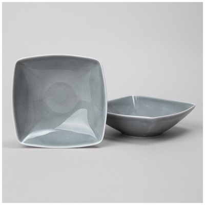 Набор салатников квадратных lefard tint 300мл (граффит) 2 шт. (48-936-1) 