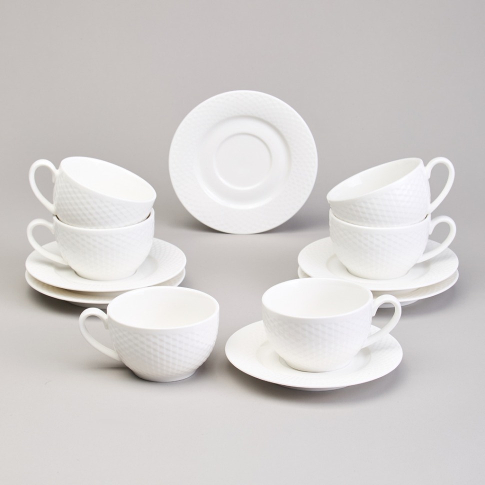 Фото Чайный набор lefard infinity на 6 пер. 12 пр. 230 мл (171-315)  - интернет-магазин МегаТерем в Москве