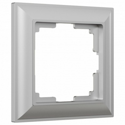 Рамка на 1 пост Werkel Fiore (серебряный) W0012206 WRK_a051030
