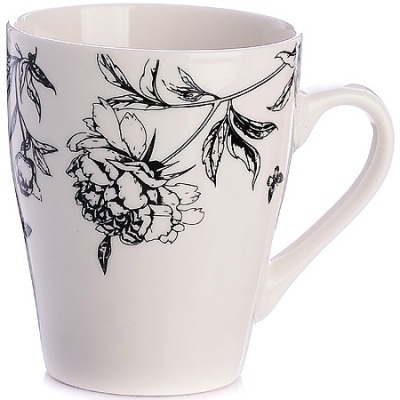 Кружка 340 мл Пионы Black L...