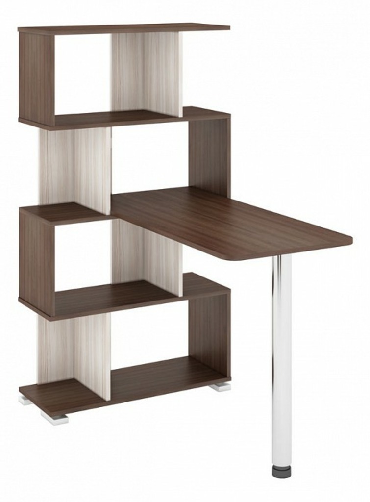 Фото Стол компьютерный Домино СЛ-5-4СТ MER_SL-5-4ST_SHKSH - интернет-магазин МегаТерем в Москве