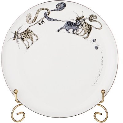 Тарелка закусочная lefard "котики" 21 см (86-2308) 