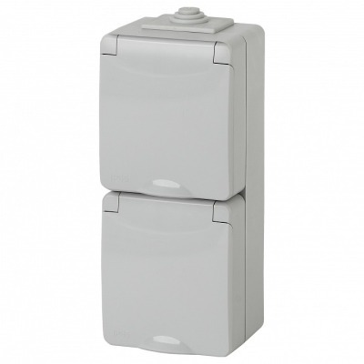 Розетка с заземлением и со шторкой, с крышкой Эра Эра Эксперт 11-2608-03 ER_B0036003