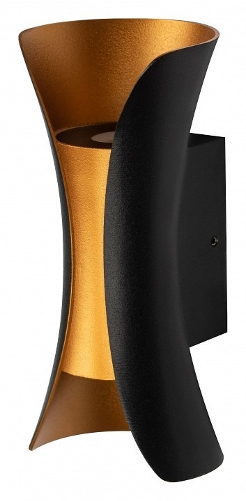 Фото Накладной светильник Эра WL42 BK+GD Б0054420 ER_B0054420 - интернет-магазин МегаТерем в Москве