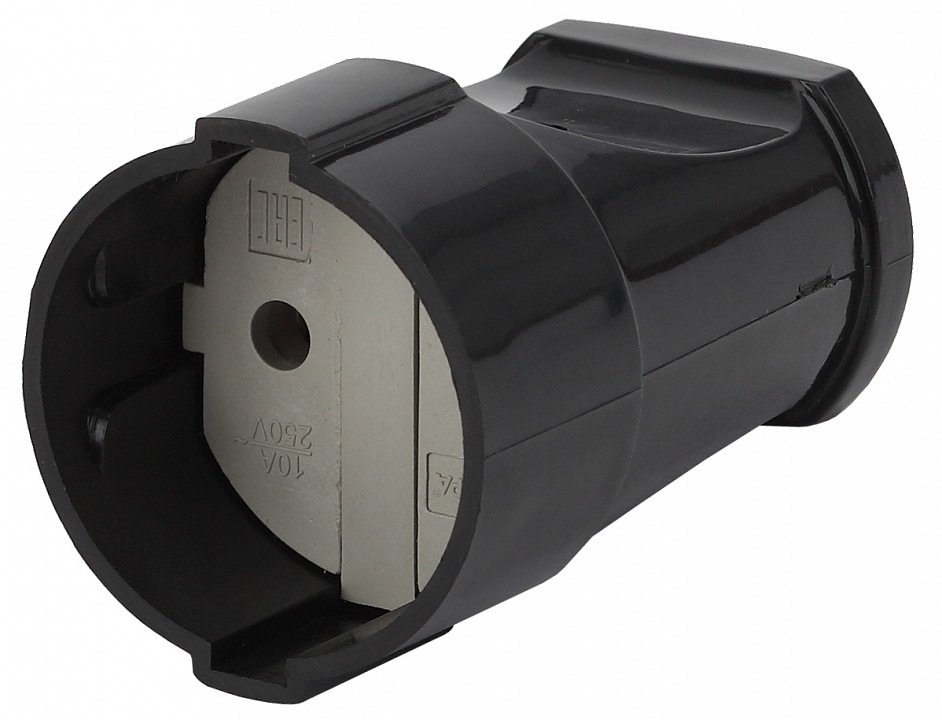 Фото Розетка без заземления Эра  Rx1-B ER_B0039681 - интернет-магазин МегаТерем в Москве