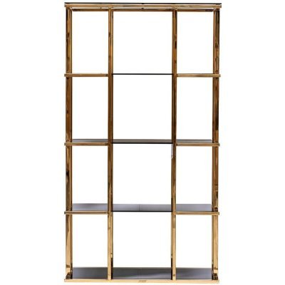 Стеллаж золотистый/темн.ст. 100*40*180см (TT-00001819)