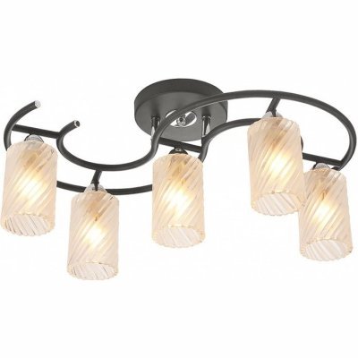 Потолочная люстра IDLamp 208 208/5PF-Blackchrome