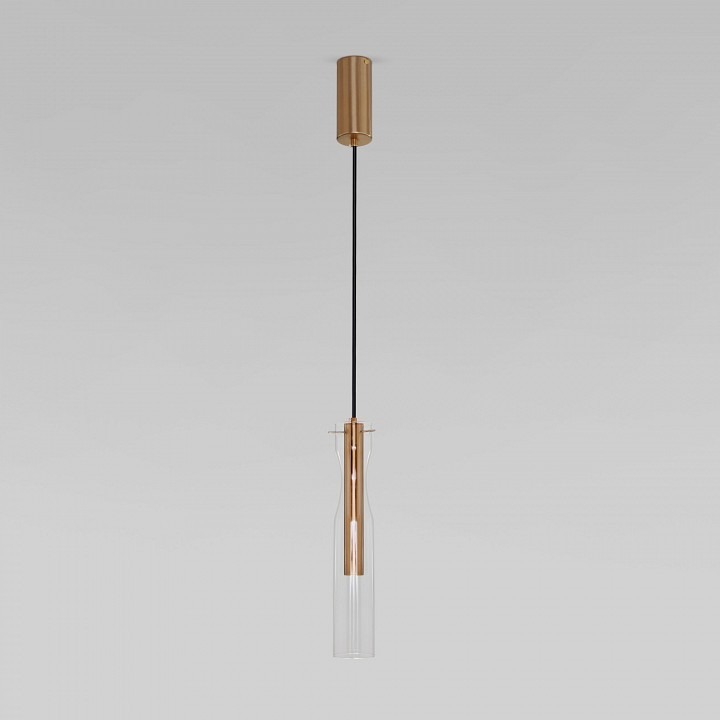 Фото Подвесной светильник Eurosvet Swan 50254/1 LED латунь EV_a063278 - интернет-магазин МегаТерем в Москве