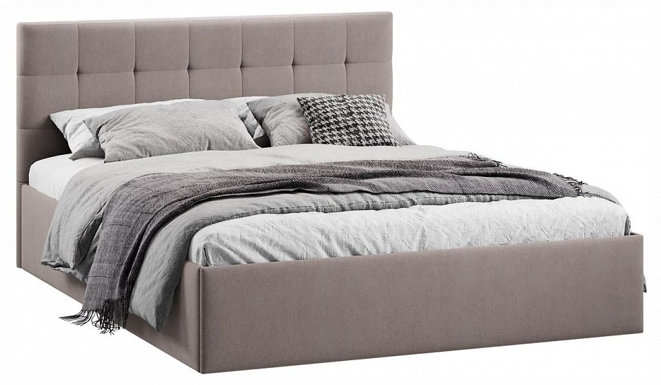 Фото Кровать двуспальная Джоли с ПМ Тип 1 TRI_264417 - интернет-магазин МегаТерем в Москве