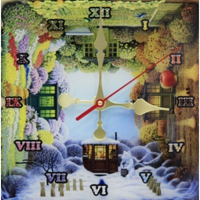 Картина Часы Времена года с...