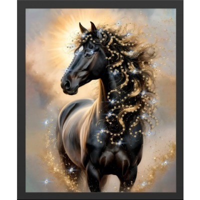 Картина Тьма, освещенная зо...