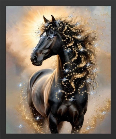 Картина Тьма, освещенная золотом с кристаллами Swarovski (2437) Фото Картина Тьма, освещенная золотом с кристаллами Swarovski (2437) - интернет-магазин МегаТерем в Москве