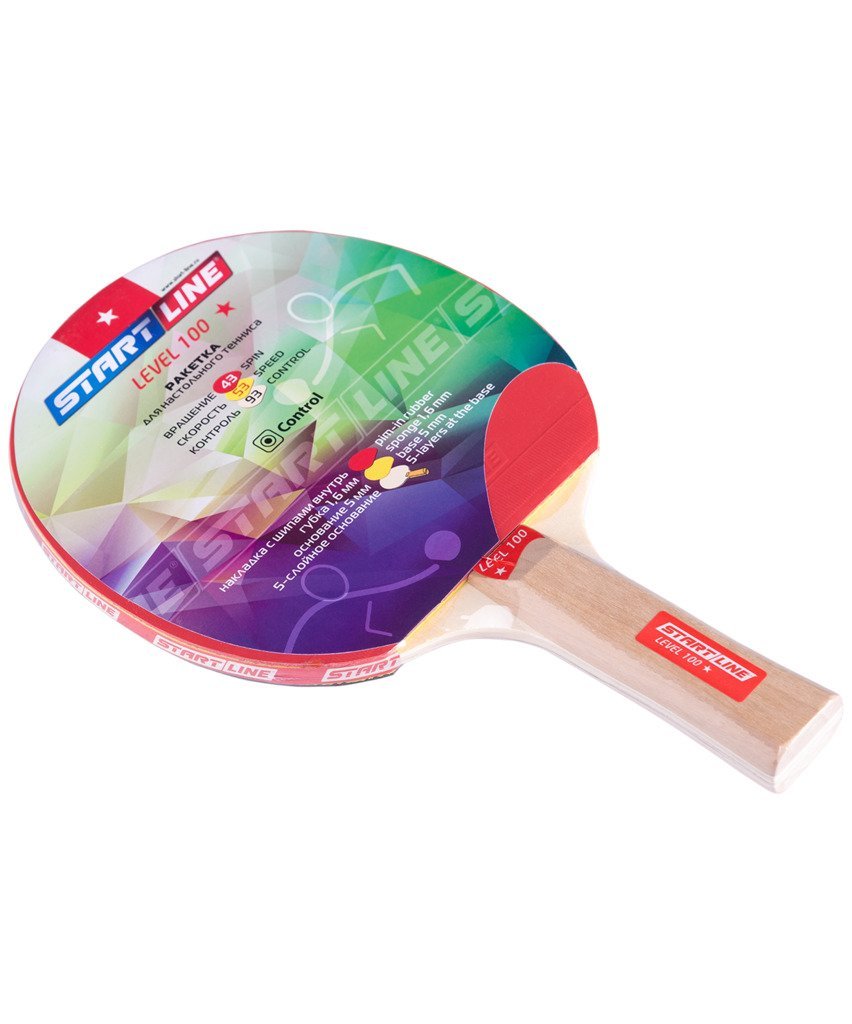 Фото Ракетка для настольного тенниса Level 100,12201 (559315) - интернет-магазин МегаТерем в Москве