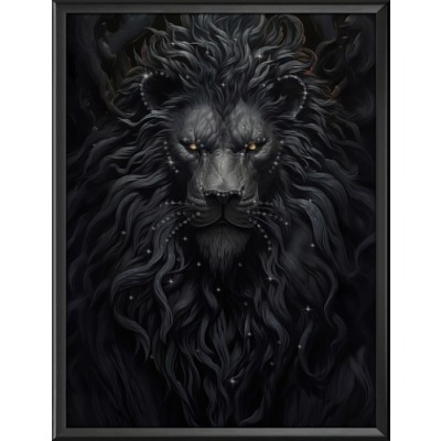 Картина МОЩЬ с кристаллами ...