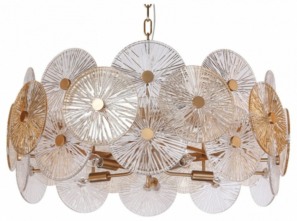 Фото Подвесной светильник Maytoni Aster MOD007PL-10G MY_MOD007PL-10G - интернет-магазин МегаТерем в Москве