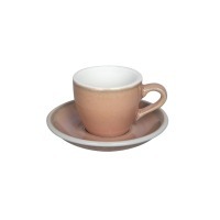 Кофейная пара C088-136BRO/C088-157BRO, фарфор, rose, LOVERAMICS