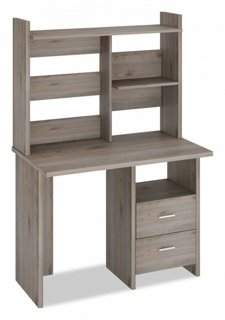 Фото Стол компьютерный Домино Лайт СКЛ-Прям100+НКЛ-100 MER_SKL-Pryam100_NKL-100_N - интернет-магазин МегаТерем в Москве