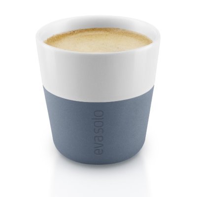 Чашки для эспрессо, 2 шт., синяя сталь (62944)