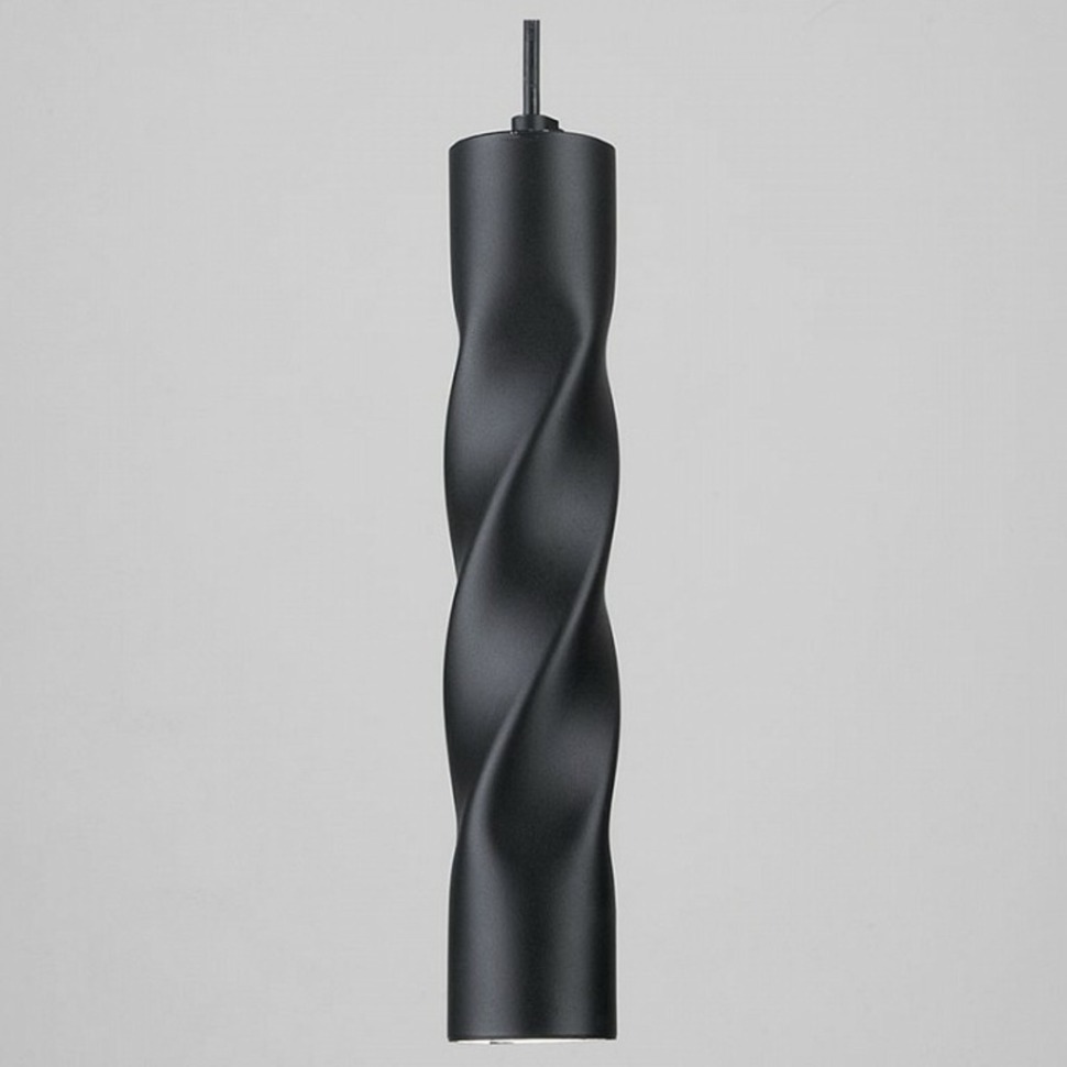 Фото Подвесной светильник Eurosvet Scroll 50136/1 LED черный EV_83592 - интернет-магазин МегаТерем в Москве