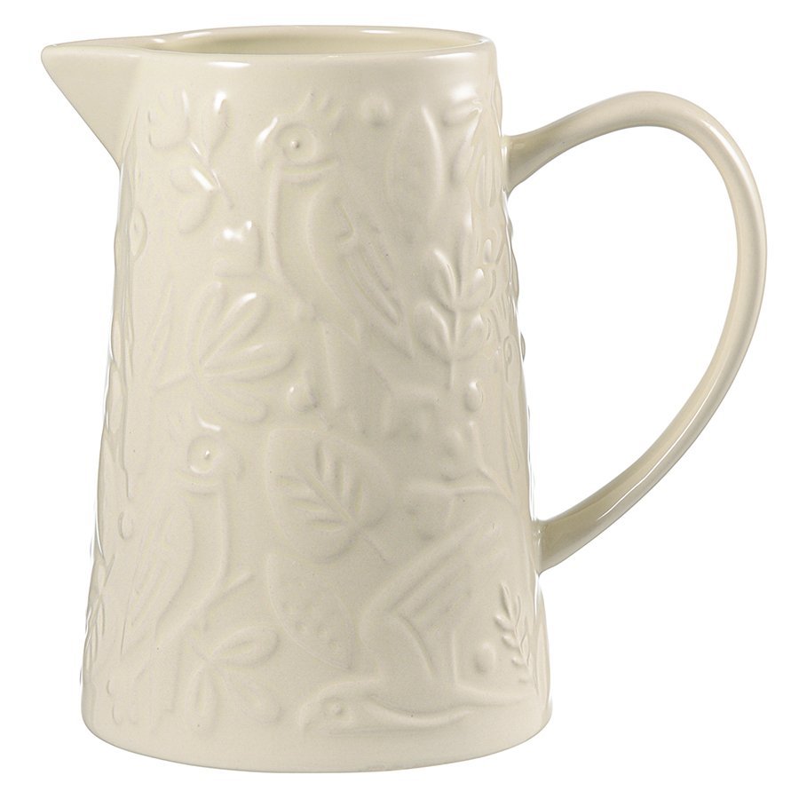 Фото Кувшин birds of paradise, 980 мл, кремовый (75069) - интернет-магазин МегаТерем в Москве