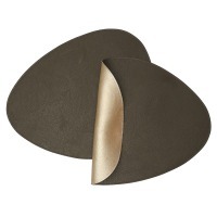 Набор из 2-х двухсторонних сервировочных салфеток drop, 33х41 см, коричневый/карамельный (79232)