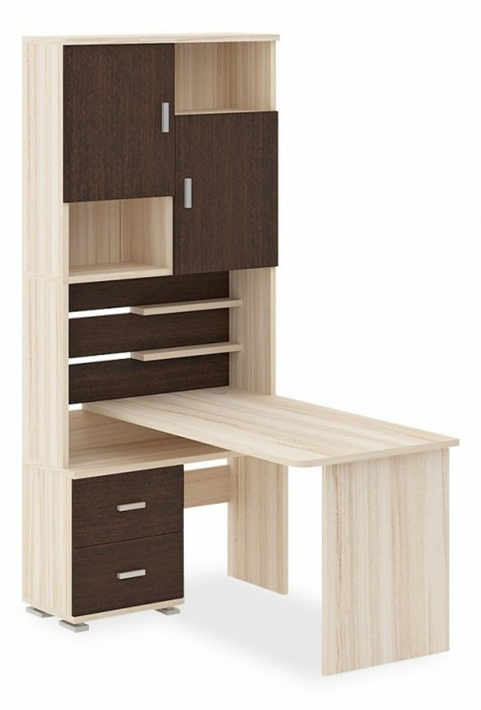 Фото Стол компьютерный Домино СР-720/140 MER_SR-720-140-KVK-LEV - интернет-магазин МегаТерем в Москве