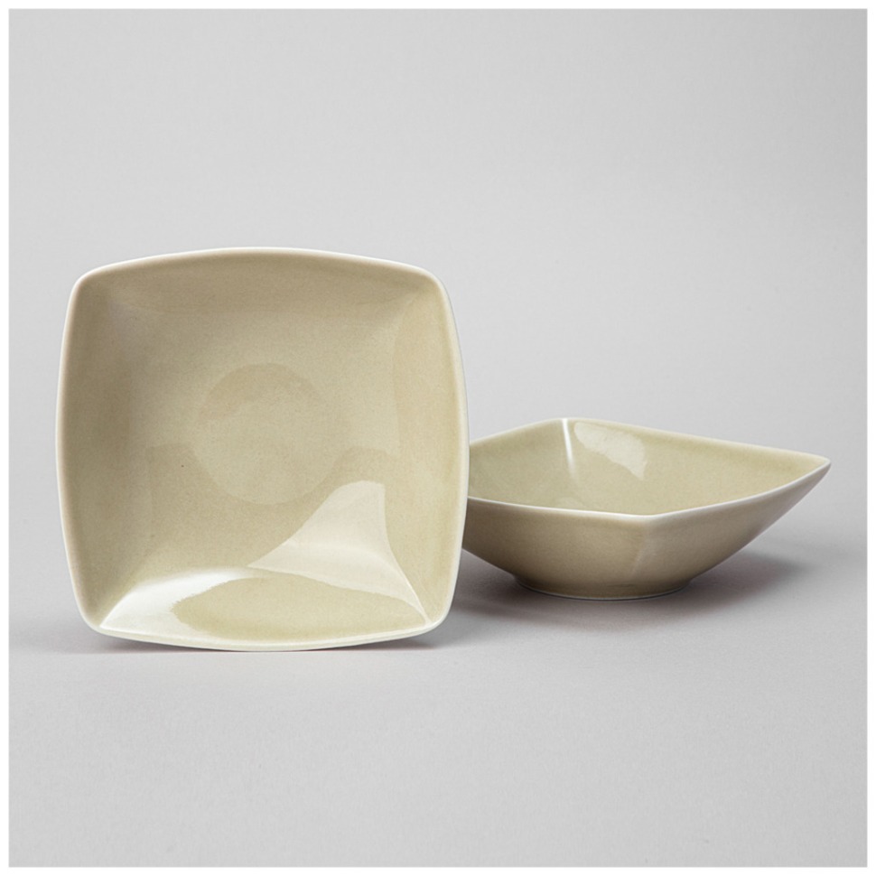 Фото Набор салатников квадратных lefard tint 300мл (фисташковый) 2 шт. (48-937-1)  - интернет-магазин МегаТерем в Москве