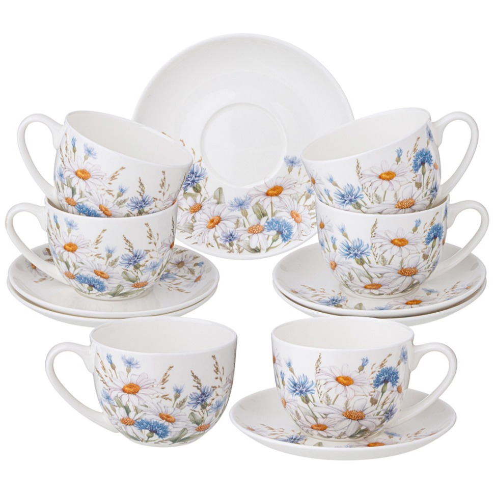 Фото Чайный набор lefard sentiment на 6 пер. 12 пр. 330 мл (104-986)  - интернет-магазин МегаТерем в Москве