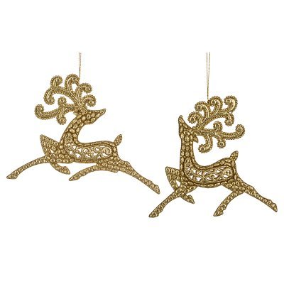 Олень золото 16*15 см. Myco...