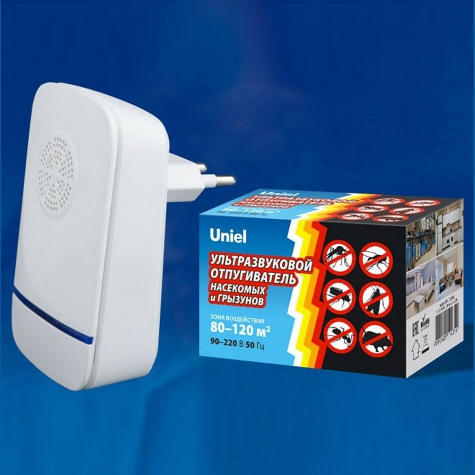 Фото Отпугиватель грызунов и насекомых Uniel UDR-E UL-00004563 UL_UL-00004563 - интернет-магазин МегаТерем в Москве