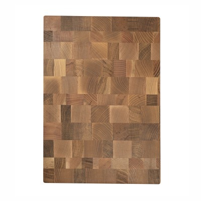 Доска разделочная торцевая 36х26х3.5 см деревянная, дуб ДРВ-08/1