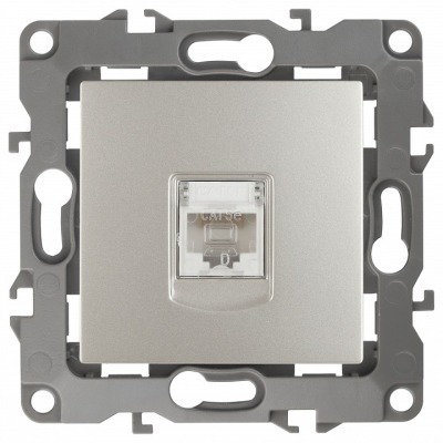 Розетка Ethernet RJ-45 без рамки Эра Эра 12 12-3107-15 ER_B0019353