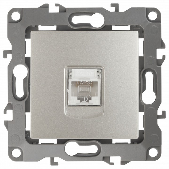 Фото Розетка Ethernet RJ-45 без рамки Эра Эра 12 12-3107-15 ER_B0019353 - интернет-магазин МегаТерем в Москве