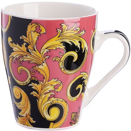 Фото Кружка 340 мл Вензеля Pink LORAINE (9-31225-1) - интернет-магазин МегаТерем в Москве
