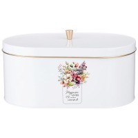 Хлебница agness "floral mood" 34*20*18 см (790-378) 