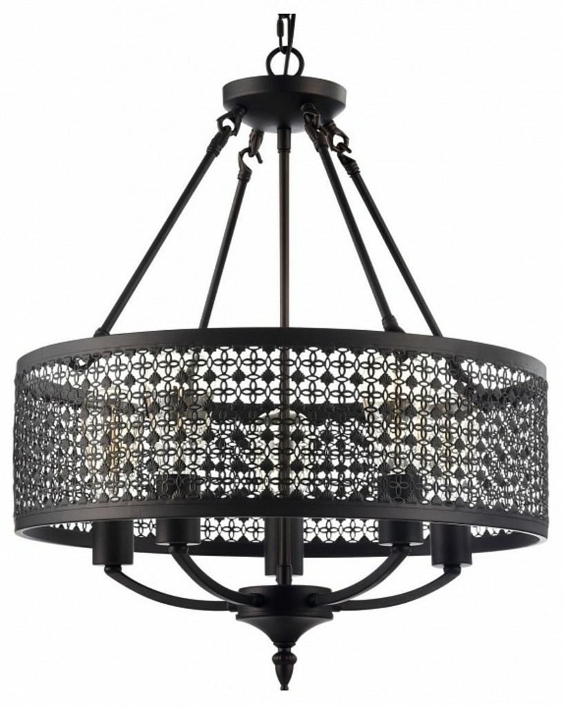 Фото Подвесной светильник Freya Conte FR4166-PL-05C-BL MY_FR4166-PL-05C-BL - интернет-магазин МегаТерем в Москве