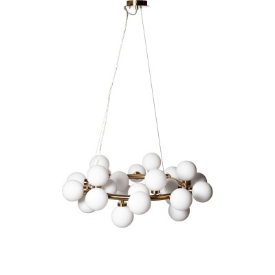 Лампа потолочная, латунь d....