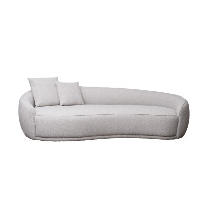 Диван трехместный GD/Toulon (левый) бежевый букле Orso BEG 257*119*72см (TT-00015718)