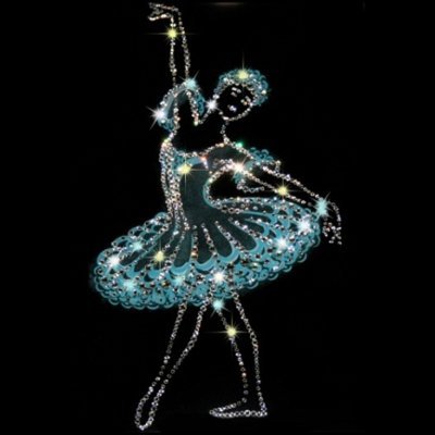 Картина Балерина с кристалл...
