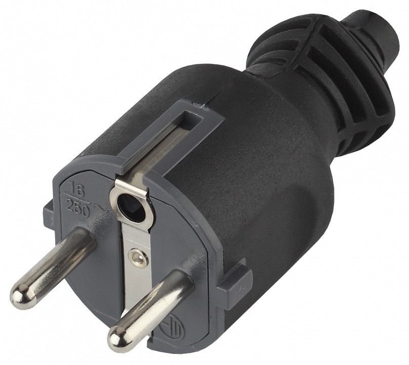 Фото Вилка прямая с заземлением Эра  V4(B) ER_B0019189 - интернет-магазин МегаТерем в Москве