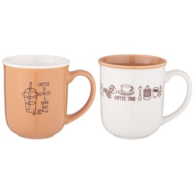 Набор кружек lefard "coffee time" 2 пр. 400мл (260-888) 