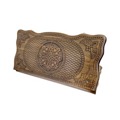 Нарды резные Тёмный Узор 6 ...