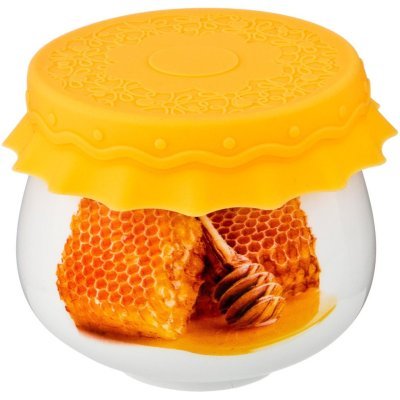 Баночка с силиконовой крышкой "соты" 180 мл Lefard (359-565)