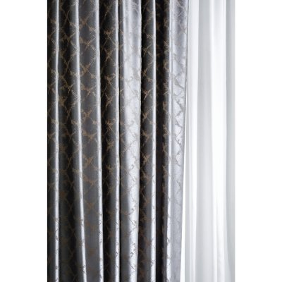 Портьера TRENTO серая  275*...