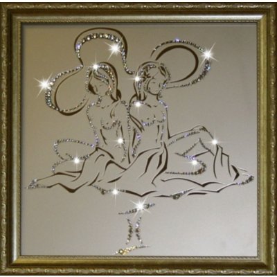 Картина Близнецы 35х35 см с...