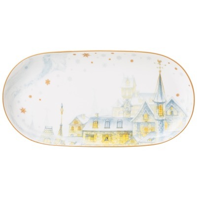 Блюдо овальное lefard снежн...
