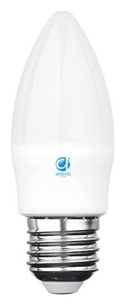Фото Лампа светодиодная Ambrella Light C37 E27 8Вт 4200K 206284 AMBR_206284 - интернет-магазин МегаТерем в Москве
