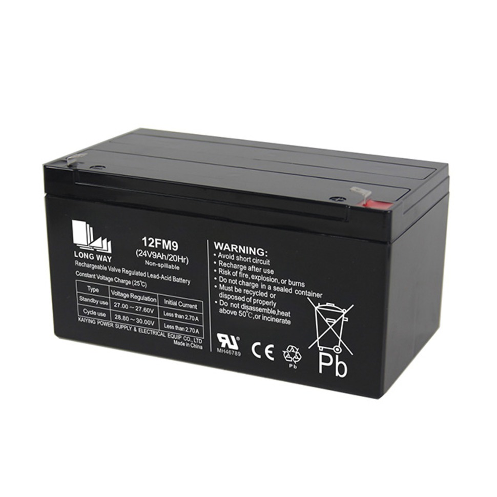 Фото Аккумулятор Long Way 24V9Ah/20Hr (LW-12FM9) - интернет-магазин МегаТерем в Москве